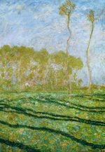 Клод Моне Весенний пейзаж в Живерни 1894г